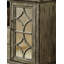 Console Velika avec finition vieillie et 1 compartiment de rangement ouvert