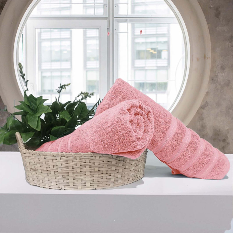 100% Cotton Bath Sheet, Pink