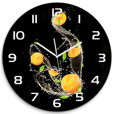 Jerrine Glass Wall Clock