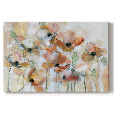 Abstract Poppy Field -Gallery Wrapped Cavas