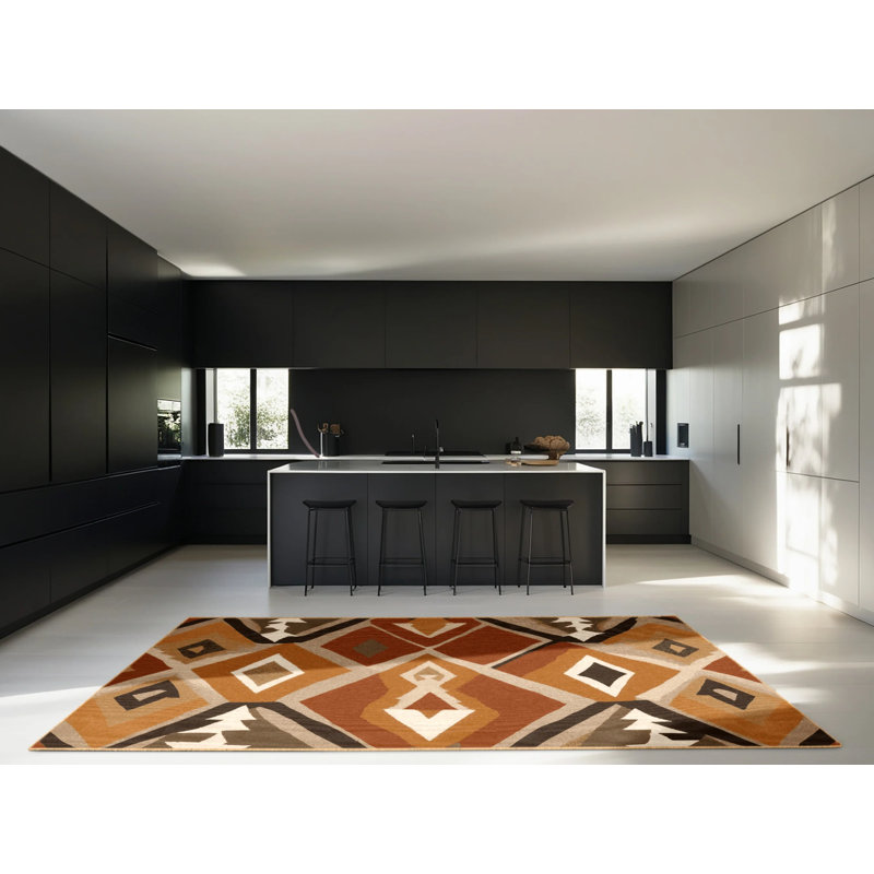 Tapis Tribal Flow, Carré 8 pi