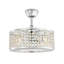 18" Windermere 8 - Blade Caged Crystal Ceiling Fan With Remote Control And Light Kit-549291638