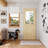 Qucik Assemble Jamb, Not Prehung, Unfinished Dutch Door, 1 Lite Half Clear Glass Split Single Door Slab With Latch and hardware kit-109024326