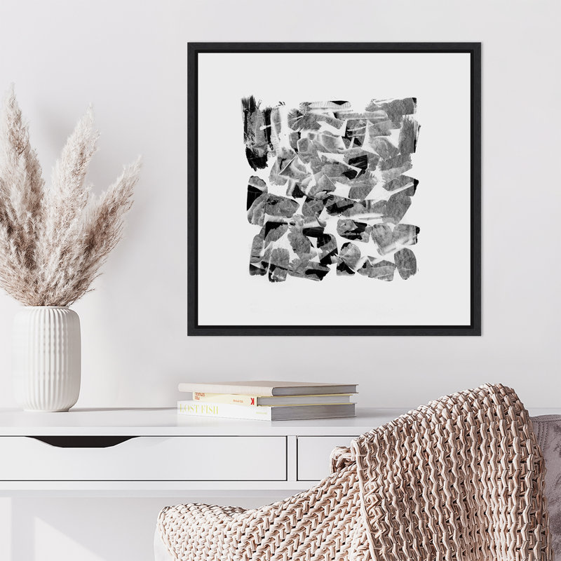 «White Scrub I» par Cartissi, reproduction d'art sur toile encadrée, H 22 po x l 22 po