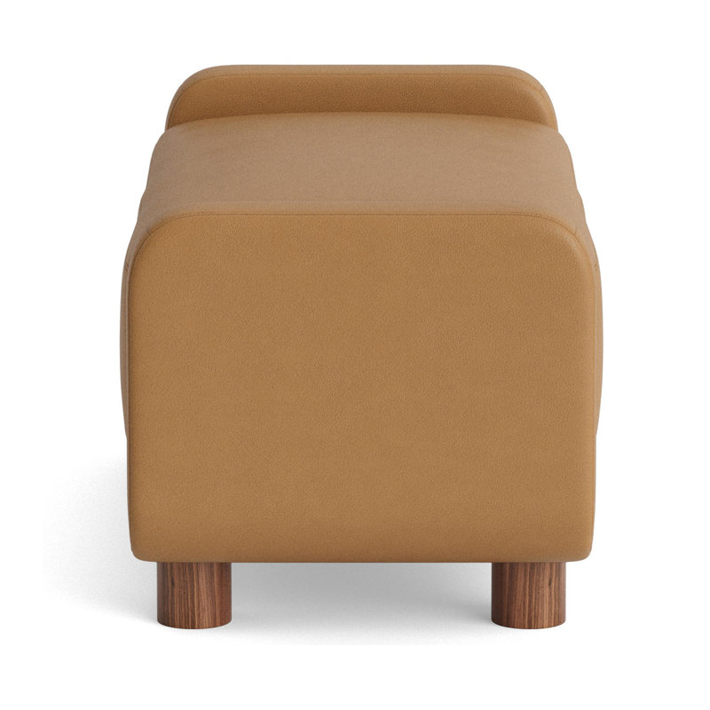 Eva Ottoman, Leather - Butterscotch