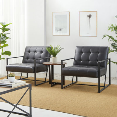 Fauteuil capitonné l 29,5 po