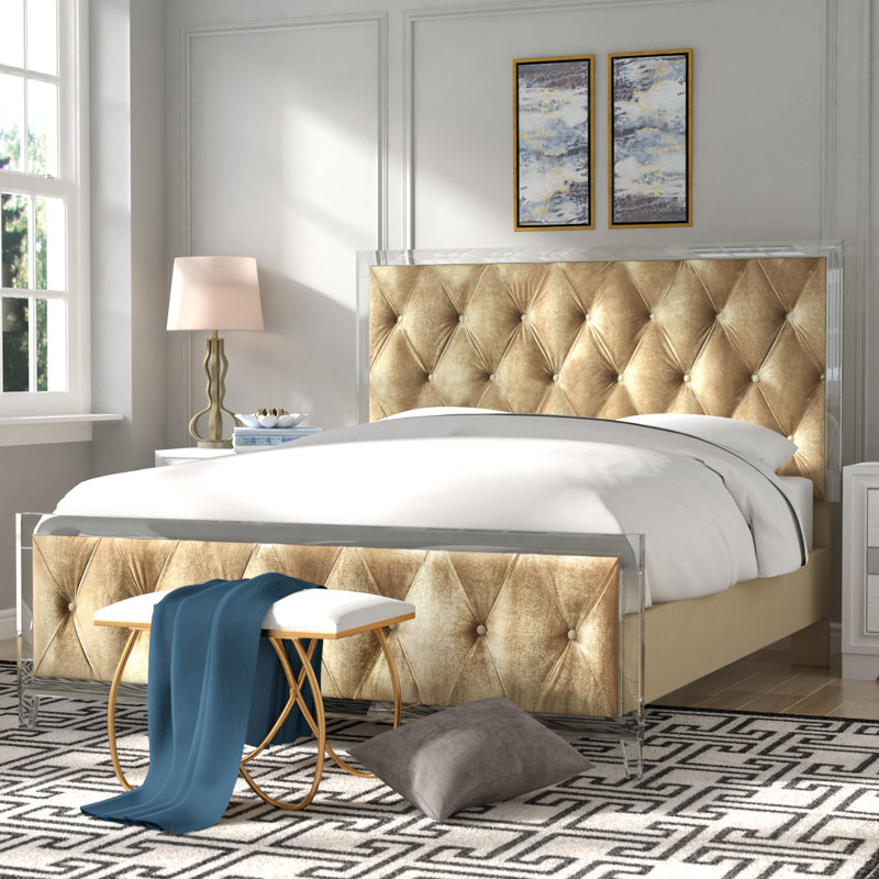 Hurdland Bed, Gold, Full