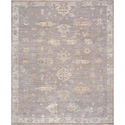 Oushak Hand Knotted Wool Oriental Indoor Rug