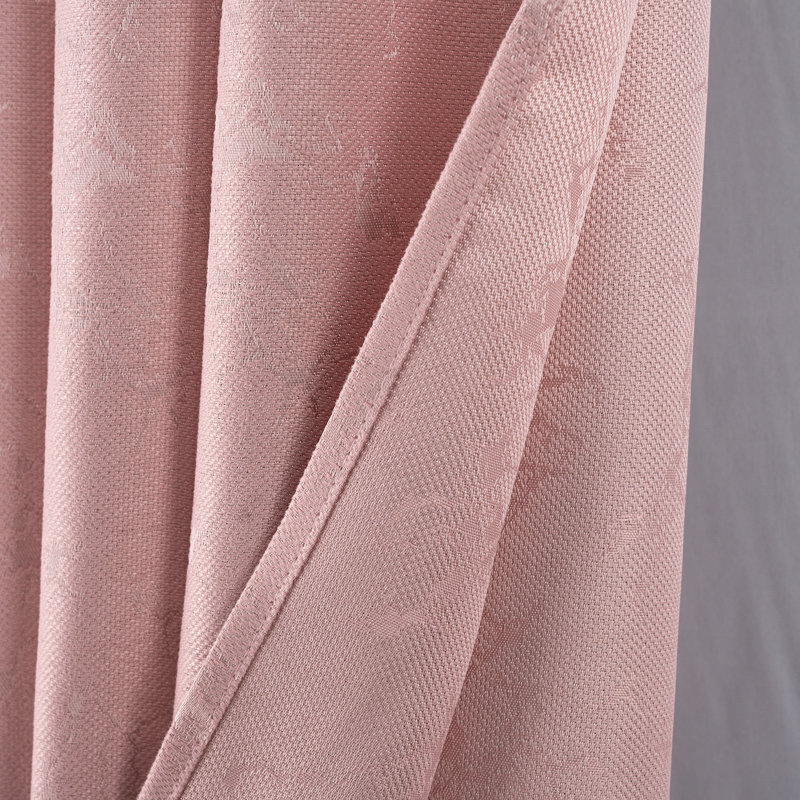 Cosmo Shimmer Window Curtain Set, Blush