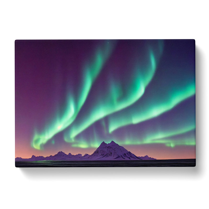 Fascinating Northern Lights - Wrapped Canvas, 35cm H x 50cm W x 3cm D