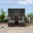 67.30'' Wide Wicker Patio Sofa with Cushions