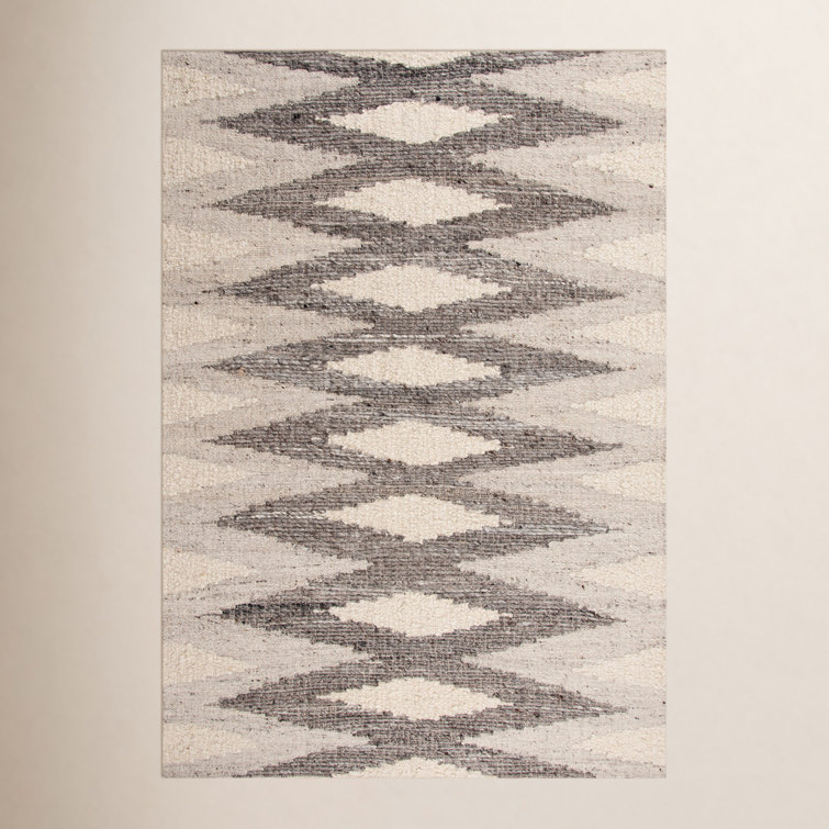 Homer Handmade Silver/Gray/Cream Rug