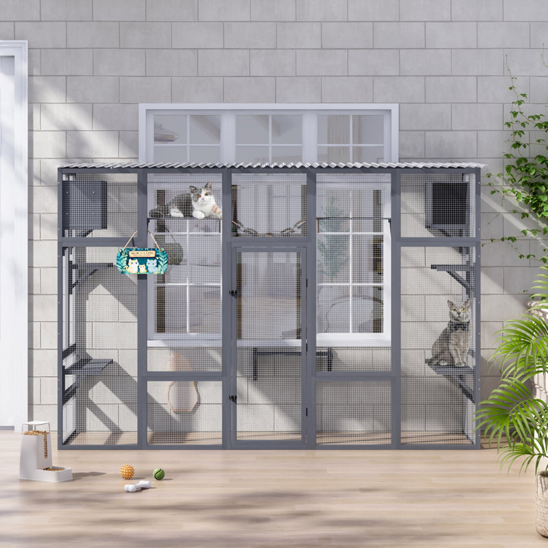 Enceinte pour chat Catio