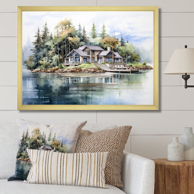 «Lake House», reproduction sur toile