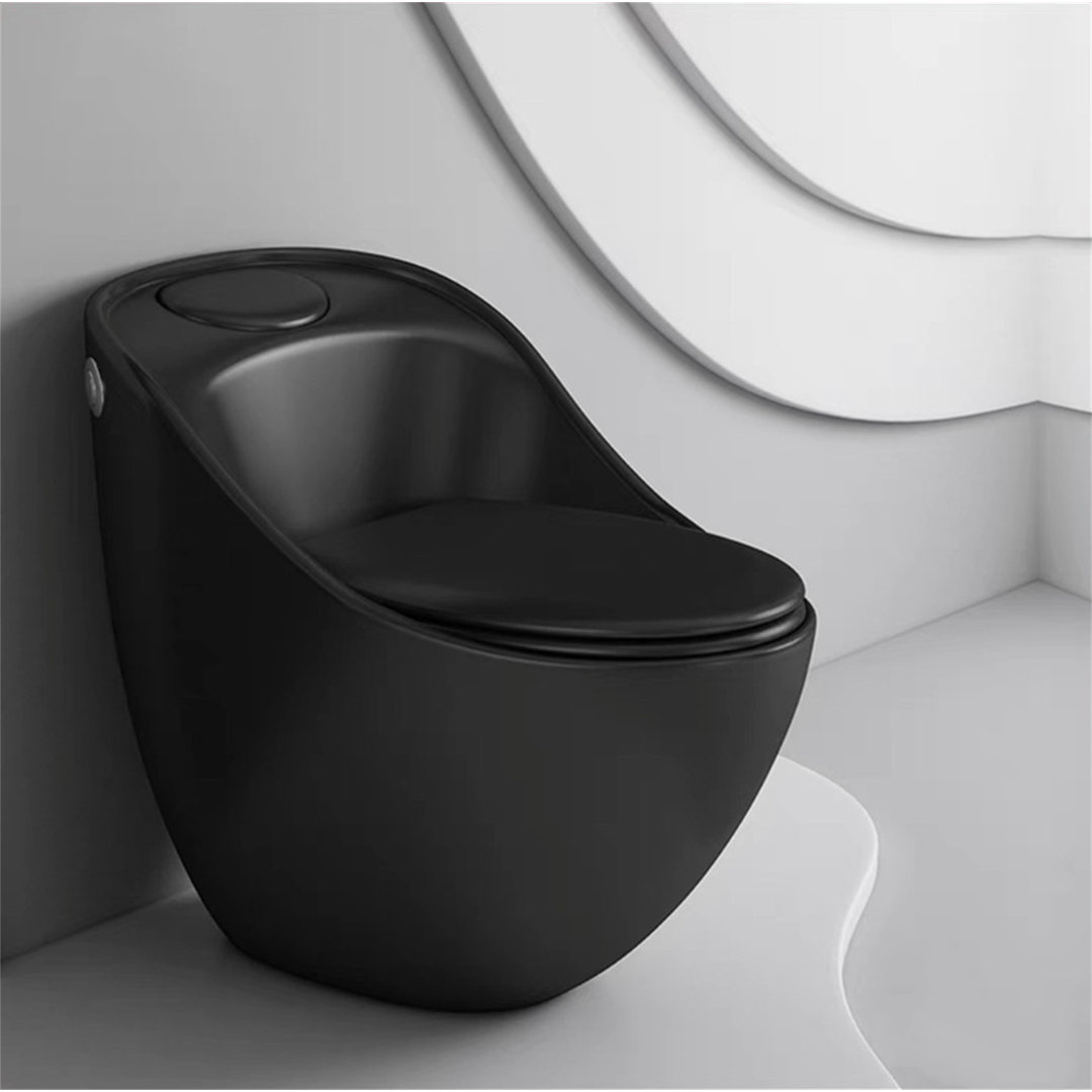 WATERMONY 1.84 Gallons GPF Elongated Close Coupled Toilets (Seat Included) WATERMONY 