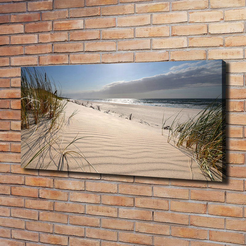 Mrzeżyno Beach - No Frame Print on Canvas