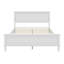 Lit Mid-Century moderne, plateforme en bois avec tête de lit-804980140