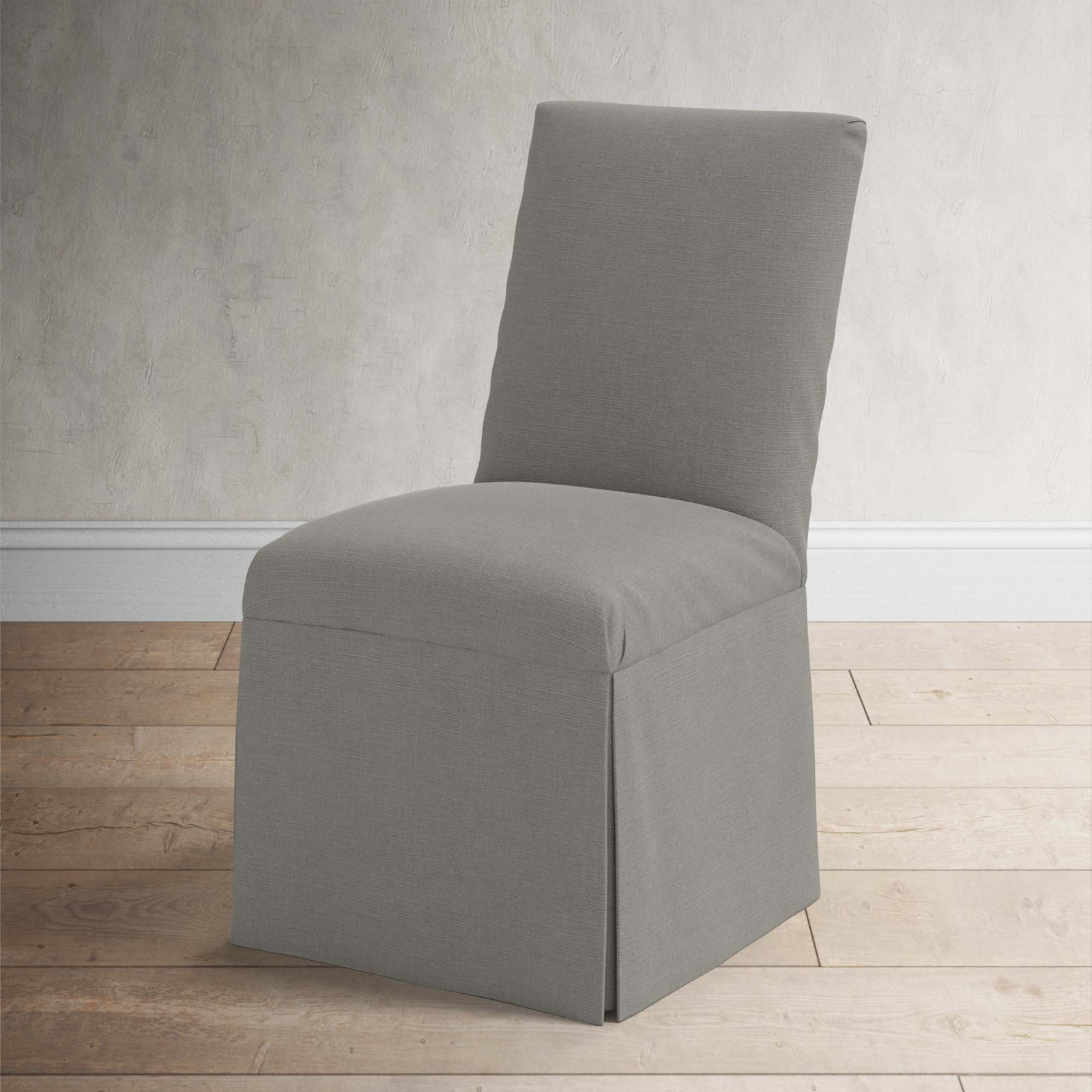 Silvia Parsons Dining Chair, Classic Grey Linen