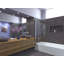 Porte de baignoire semi-sans cadre 30" x 70" à pivot-14658462