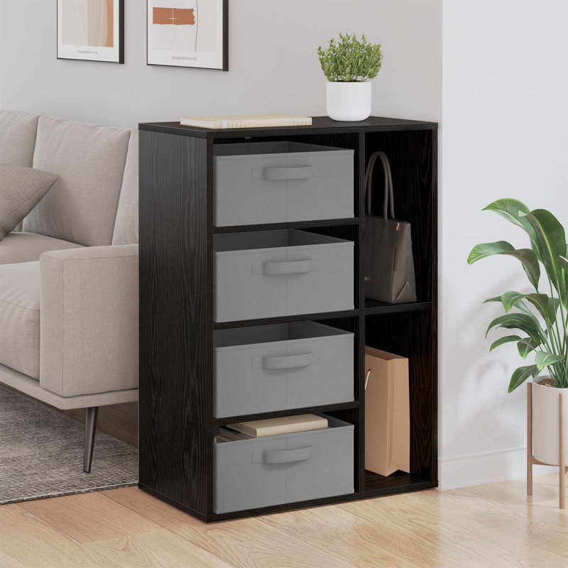 60cm Sideboard, Black Oak