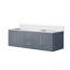 Meuble-lavabo double l 60 po x P 22 po, comptoir en quartz blanc-1969390902-1969390899