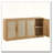 67" Rattan 4-Door Buffet Cabinet