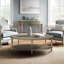 Table basse ovale avec tablette