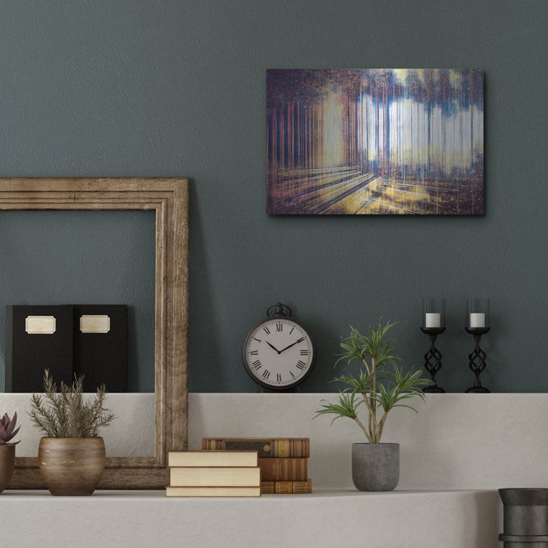 «Forest At Sunset» par Marc Todd, H 12 po x l 16 po