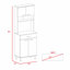 Armoire garde-manger à deux portes Pantac-787802283