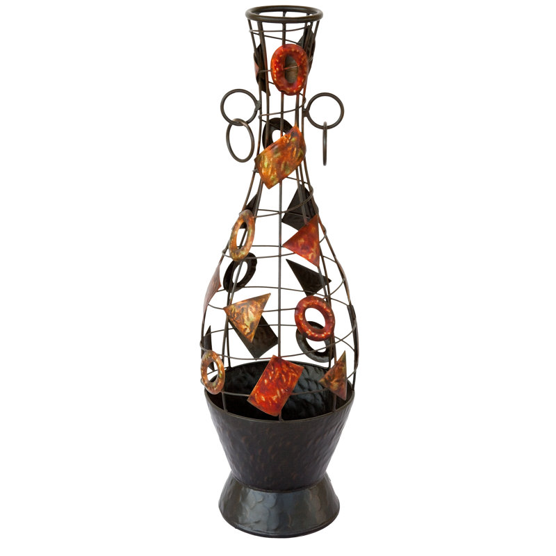 Energicus Metal Floor Vase