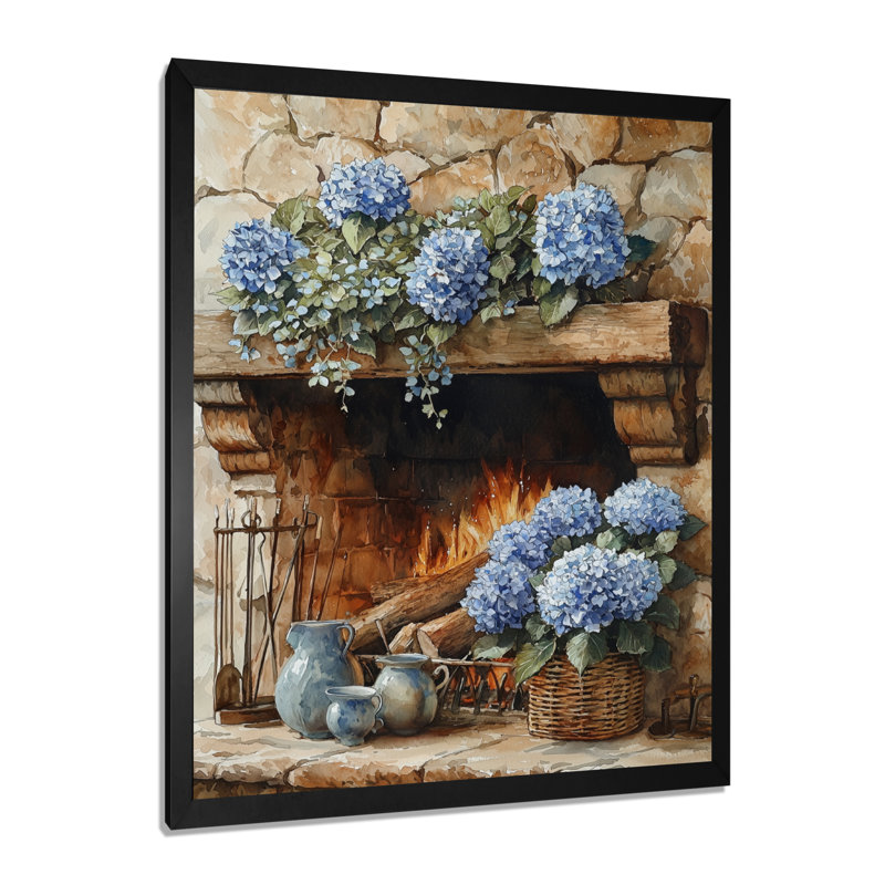 «Graciete», reproduction d'art sur toile florale, H 20 po x l 12 po, Reproduction encadrée d'une seule photo