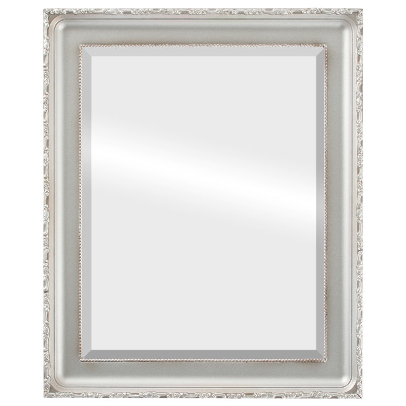 Reposa Rectangle Mirror, 38.63" H x 26.63" W, Silver Shade