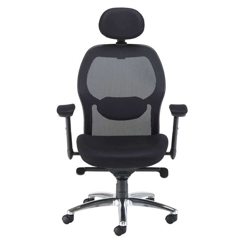 Polyester Blend Office Chair with Headrest