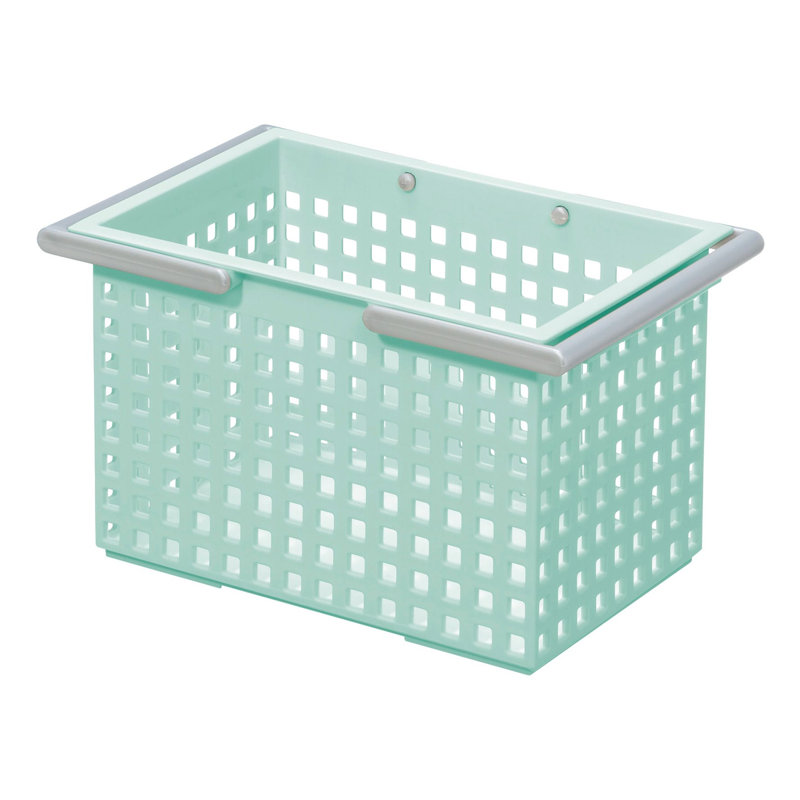 Like-it Plastic Box, Mint Blue, 6.14" H x 10.55" W x 6.69" D