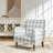 Arching Upholstered Armchair-1625562478