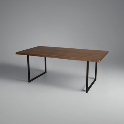 Table basse Menzel, noyer naturel