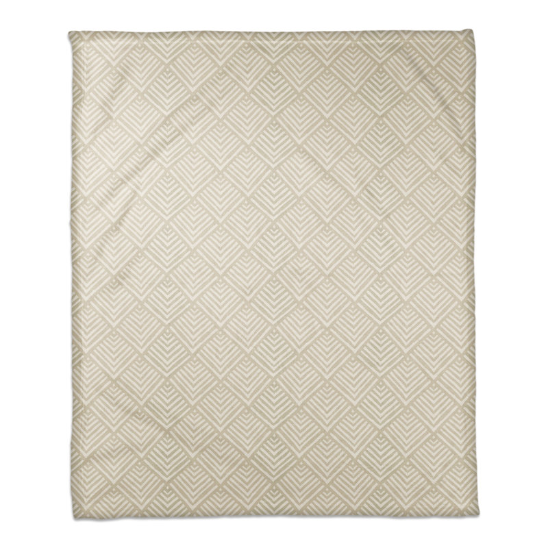 Hand Woven Throw Blanket, Cream