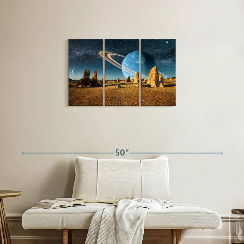 Oberle Barren Alien Planet, 20" H x 33" W