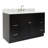 Partham 55'' Single Bathroom Vanity with Carrara Marble Top-67491727