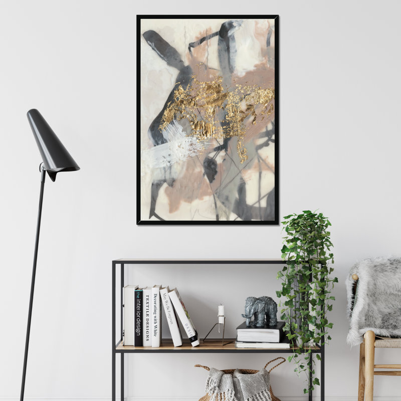 Golden Blush I by Jennifer Goldberger - Painting Print, 122cm H x 81cm W, Paper Print