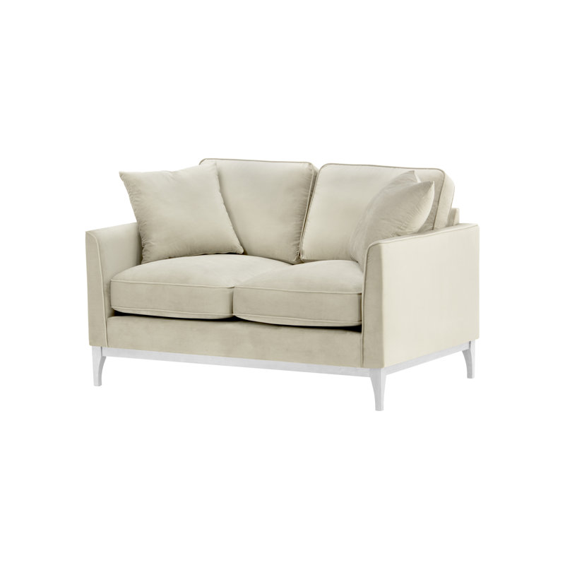 Jaaron Loveseat, 2, Beige, White