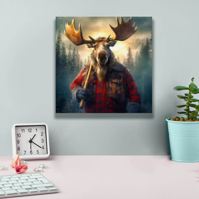 'Lumberjack' by Sean Parnell Canvas Wall Art
