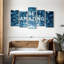 «Be Amazing Motivational Typographie», reproduction sur toile-1459052994