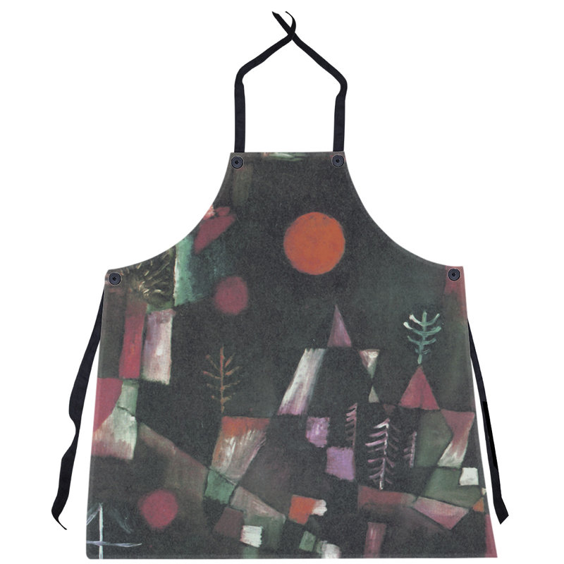 Bib Apron, Red