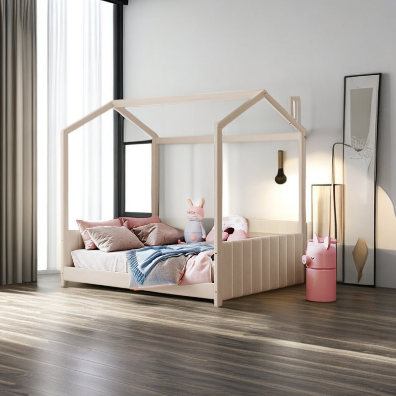 Lit de jour Shakira, Double, Beige