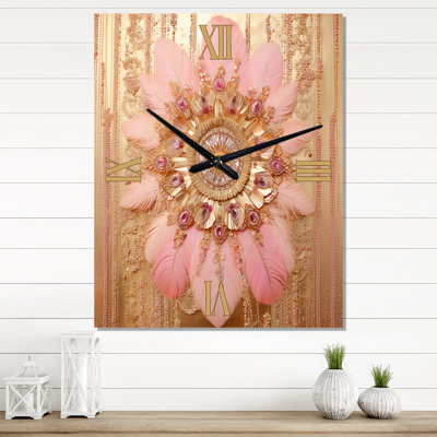 Horloge murale Boho Glam