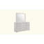 Miroir de style moderne en bois blanc
