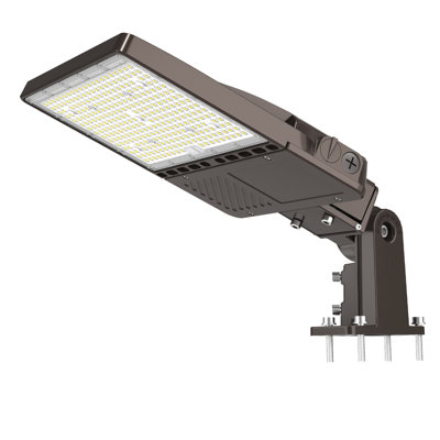 150W/120W/90W Adjustable 4500K/5000K/5700K IP65 LED Street Outdoor Parking Lot Lighting Dusk to Dawn Patio Shoebox Street Light