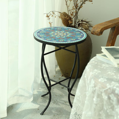 Table d'appoint d'extérieur 21,65 po Domiano