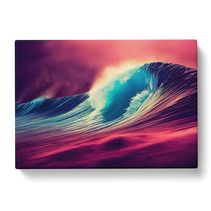 Wave Vol.1 - Wrapped Canvas Painting, 50cm H x 76cm W x 3cm D